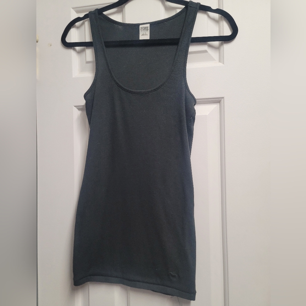 PINK Victoria's Secret Black Tank Top